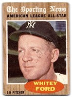 1962 Topps #475 Whitey Ford Semi High Sporting New