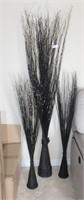 Decorative Twig Stems with Silver Accent