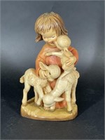 Anri Ferrandiz Good Shepherd Wood Carved Figure