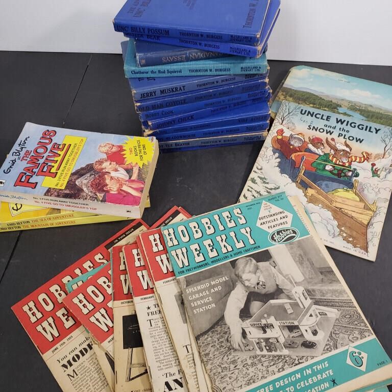 VINTAGE BOOKS & MAGAZINES