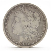 1878-CC Morgan Silver Dollar - VG