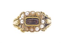 George IV yellow gold mourning ring