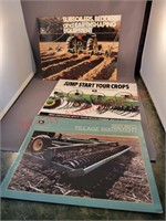 3 JD brochures 1980 subsoiler earthshaping, 1985