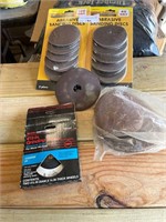 New sanding disks and 4" grinding wheel