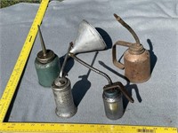 Oil Cans & Funnel