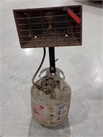 Propane Tank with Heater Attachment