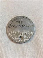 World war one dog tags