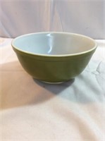 Vintage green Pyrex 9 inch nesting bowl