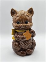 KITTY COOKIE JAR - JAPAN - 11" TALL X 6" DIAMETER