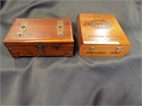 Wooden Jewelry Box with Heart LOCK (No Key) &