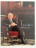 F. Lee Bailey signed paper cardstock photo