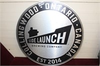 Side Launch Brewery Sign