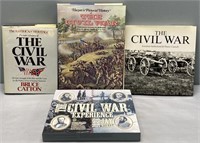 Civil War Related Books Lot Collection
