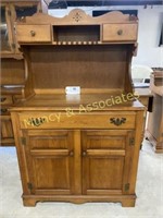 Tell City Maple Two Piece Hutch