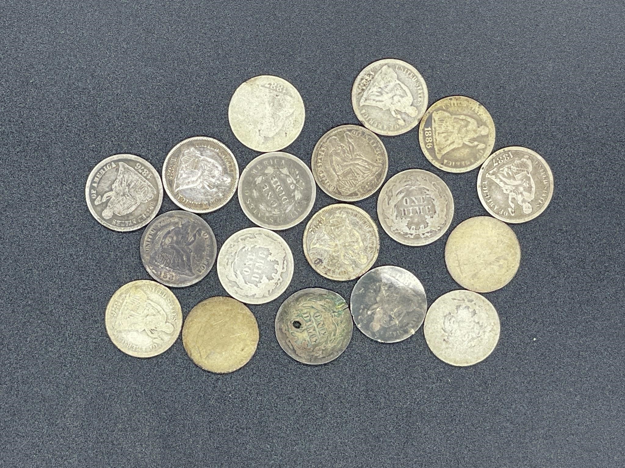 18 - early silver dimes