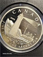 2005 $20 coin Gibraltar Point 99.99% Fine Silver