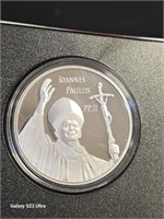 2005 Fine Silver $10 coin Pope John Paul II 99.99%