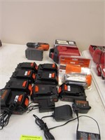 ASSORTED BLACK AND DECKER ITEMS, ETC.