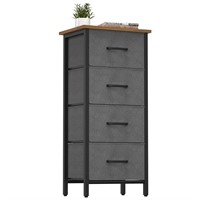 Yoobure Tall Fabric Drawer Dresser - 4 Storage
