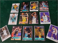 (13) Charlotte Hornets Basketball Cards- Peja Stoj