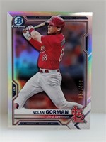 51/499 2021 Bowman Chrome Prosp Nolan Gorman Ref