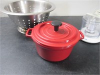 Stailness Steel Colander, Electric Chopper & More