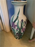 Large urn with irises - 30" tall