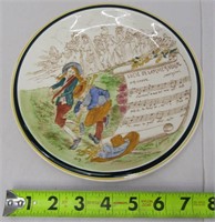 Vernon Kilns French Reproduction Music Plate