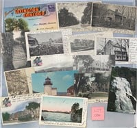 15 Massachusetts Antique/VTG Postcards Ephemera