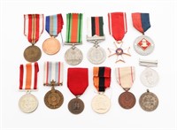 WWII - COLD WAR WORLD SERVICE & DEFENSE MEDALS