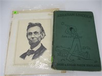 Abraham Lincoln Print & Child's Book