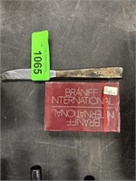 BRANIF INTL AIRLINES SEALED CARDS & KNIFE