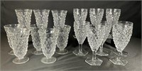 Fostoria American Wine and Water Glasses