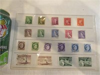 Seri de timbres du Canada overprint G