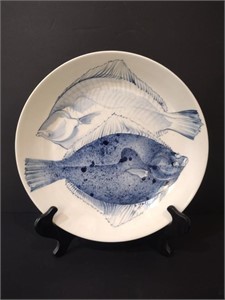 Ceramic Flounder Art Dish