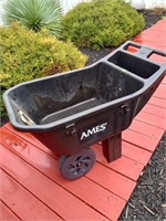 Amesn Plastic 2 wheel barrow garden cart
