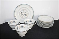 Royal Doulton Old Colony China Cups & Plates 14pcs