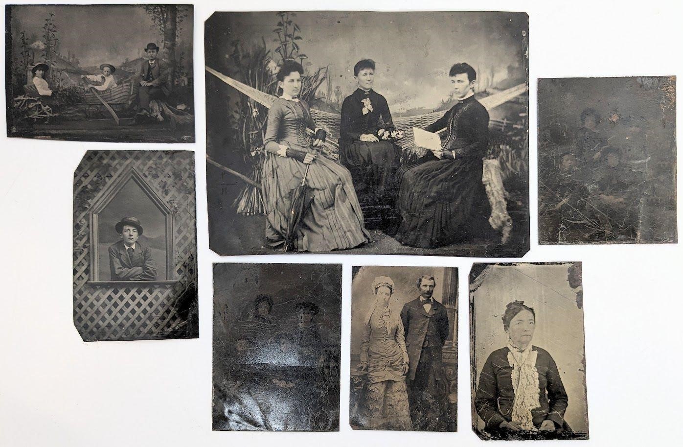 LOT Collection Tintype Photographs