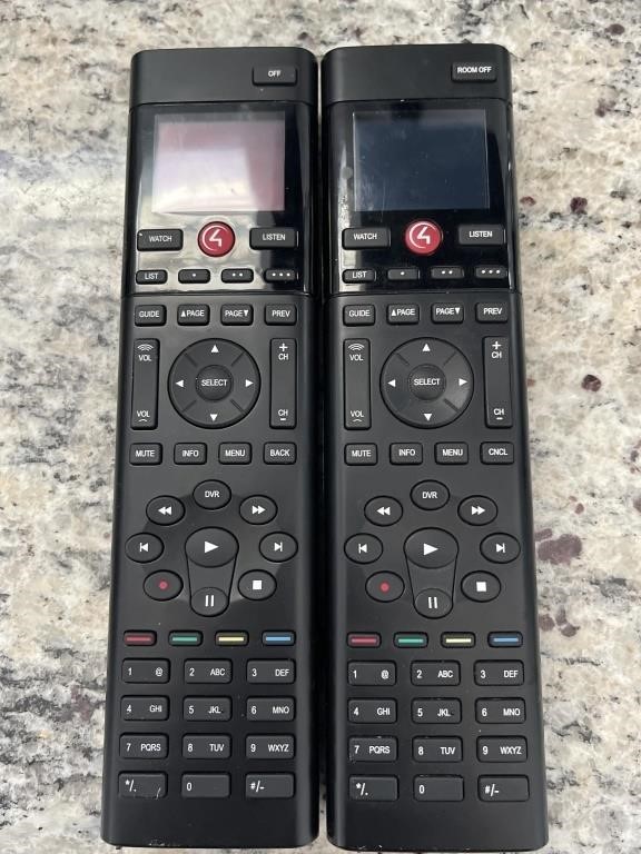 Two Connect 4 Model C4 SR260 Remotes 8.4in L