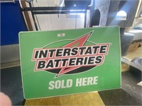 Interstate Battery Display Rack & Sign