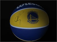 Stephen Curry Signed Logo Basketball RCA COA