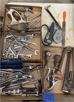 Hand tools: ratchet, sockets/extenders, 2” balls,