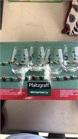 NEW Pfaltgraff Winterberry set of 4 glasses