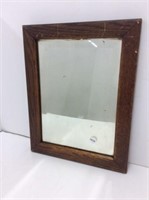 Wood Framed Mirror 14.5 X 11.5 "