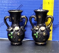 Pair of Small Vintage Vases Japan