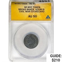 ND NY CWT 630M-9i ANACS AU50 Baker