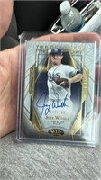2022 Topps Tier One Joey Wendle Auto Gold /299