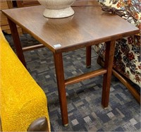 Walnut Mid Century End Table