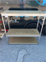 METAL SHELVING UNIT