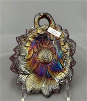 M'burg Sunflower pin tray - amethyst